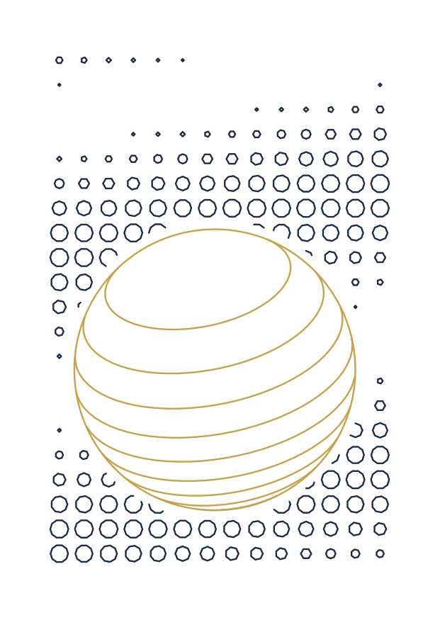 Generative Plotter-Kunst: Muster & Form, Wellen-Gold