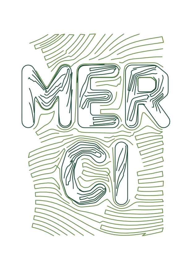Generative Plotter-Kunst: Strömung, Feld Wald