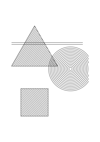 Poster: Bauhaus – Grundformen Mono