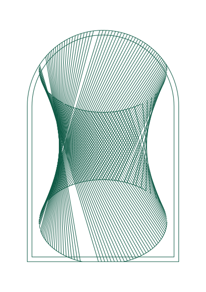 Poster: Chaos – Fadengrafik Smaragd