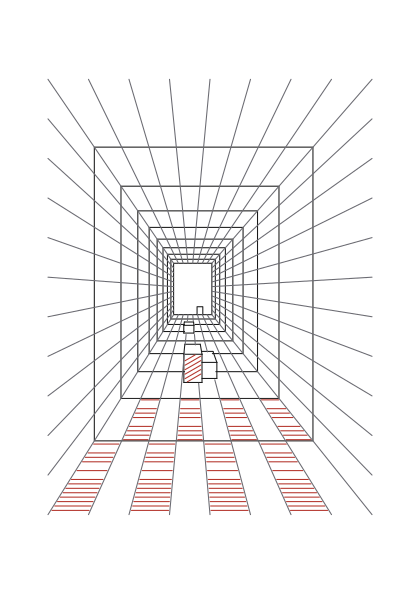 Poster: Relief – Tunnel & Raum Rot