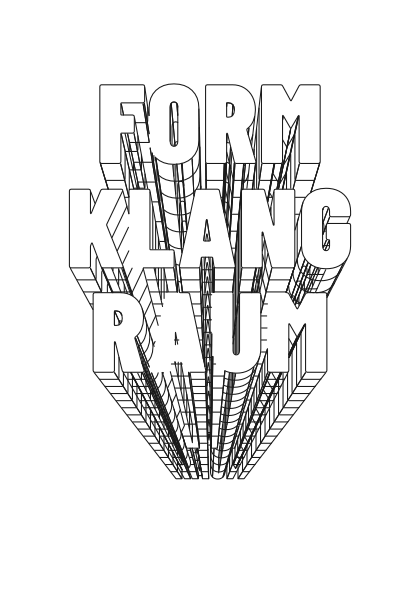 Poster: 3D-Text – Fluchtpunkt-Schrift
