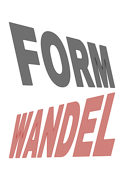 Poster: Typografie – Zickzack-Bühne